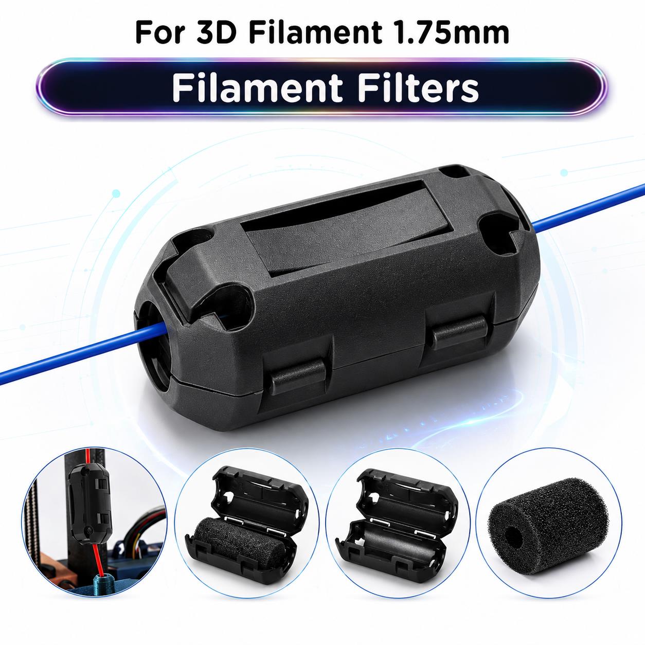 Petg Filament - 3D-Drucker-Teile PLA ABS TPU PETG Filamentfilter