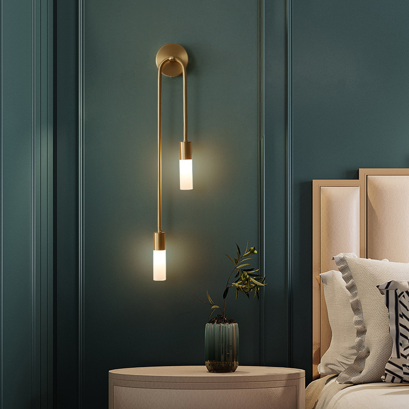 Glass Bed - Retro Hintergrundbeleuchtung Wohnzimmer Flur Schlafzimmer Lampe