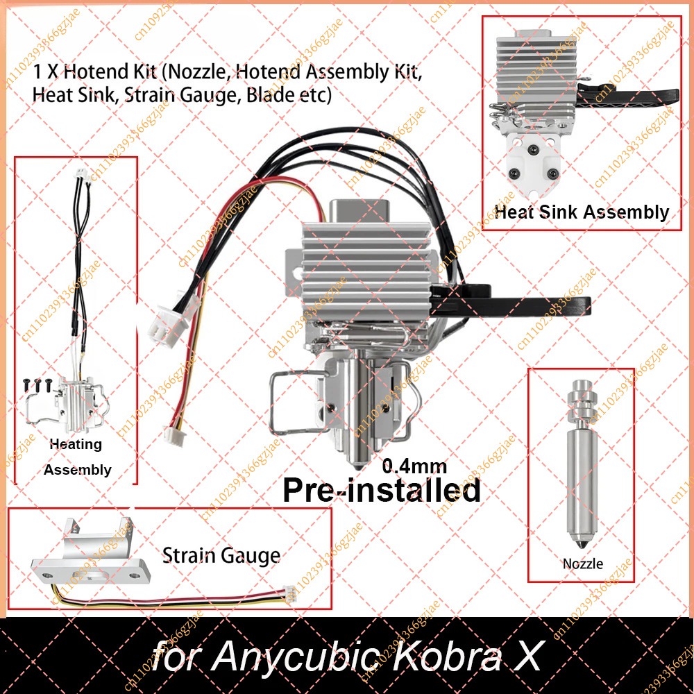 Hotend 0.4Mm - 0,4mm Vormontiertes Hotend-Kit für Anycubic Kobra