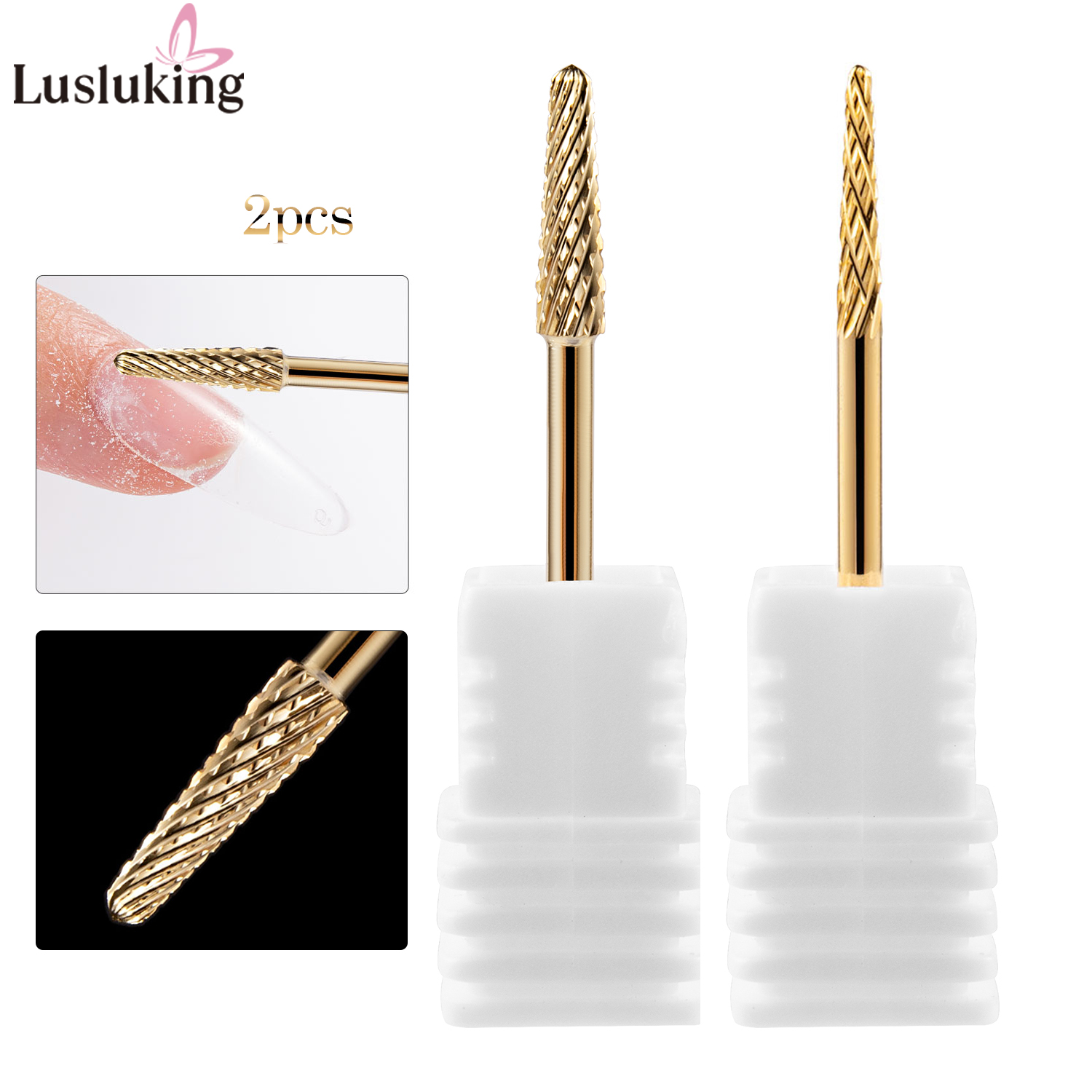 Nozzle Tungsten - Wolframkarbid-Nagelbohrer für halbe Nagelspitzen, hochpräziser Wolfram-Nagelgrat