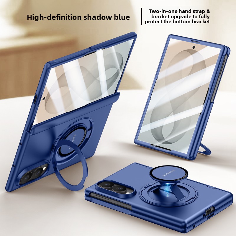 Glass Bed - 360° Drehbarer Magnetischer Kickstand-Hülle für Samsung