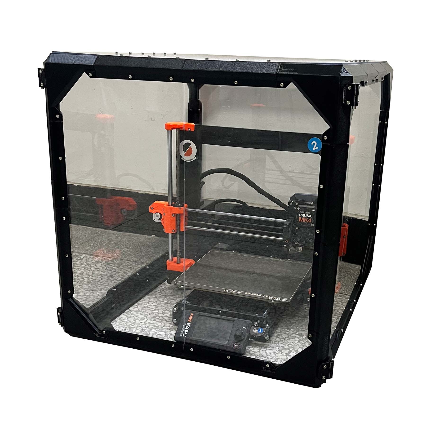 Enclosure 3D Printer - Blurolls Prusa MK3S MK4(S) 3D-Druckergehäuse PrintClosure