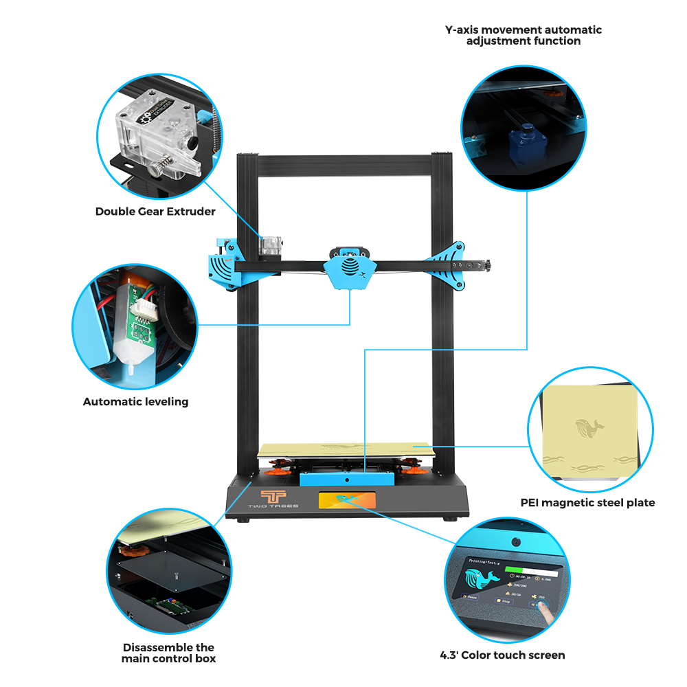 Twotrees Blu-5 Bluer Plus l3D  – Bltouch Bewertung und Preis
