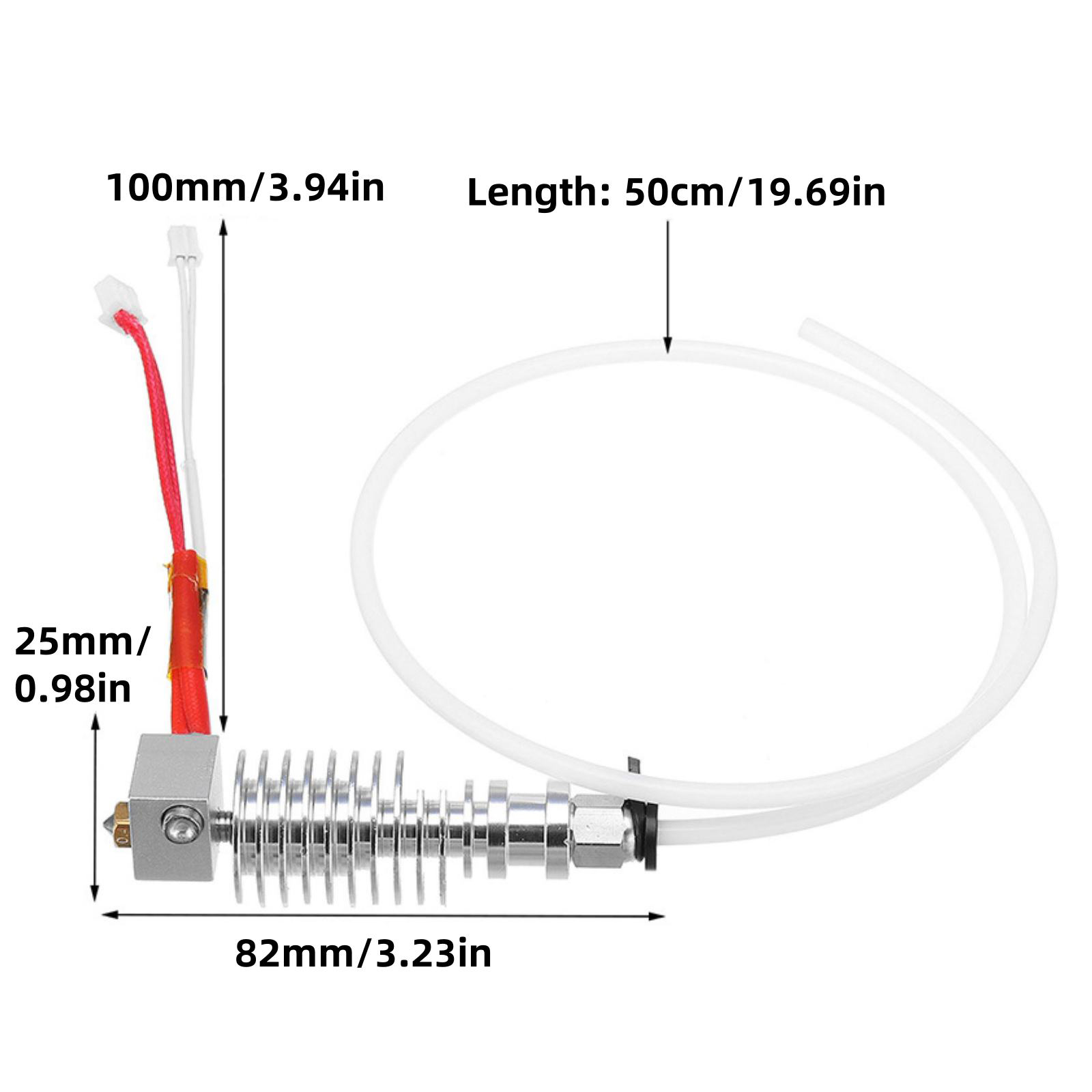 1 Stück V5 J-Head Hotend-Kit 0 – Hotend 0.4Mm Bewertung und Preis