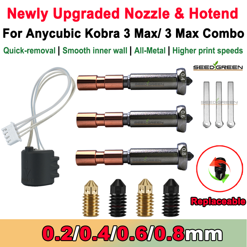 Upgrade-Düse für Anycubic Kobr – Hotend 0.4Mm Bewertung und Preis