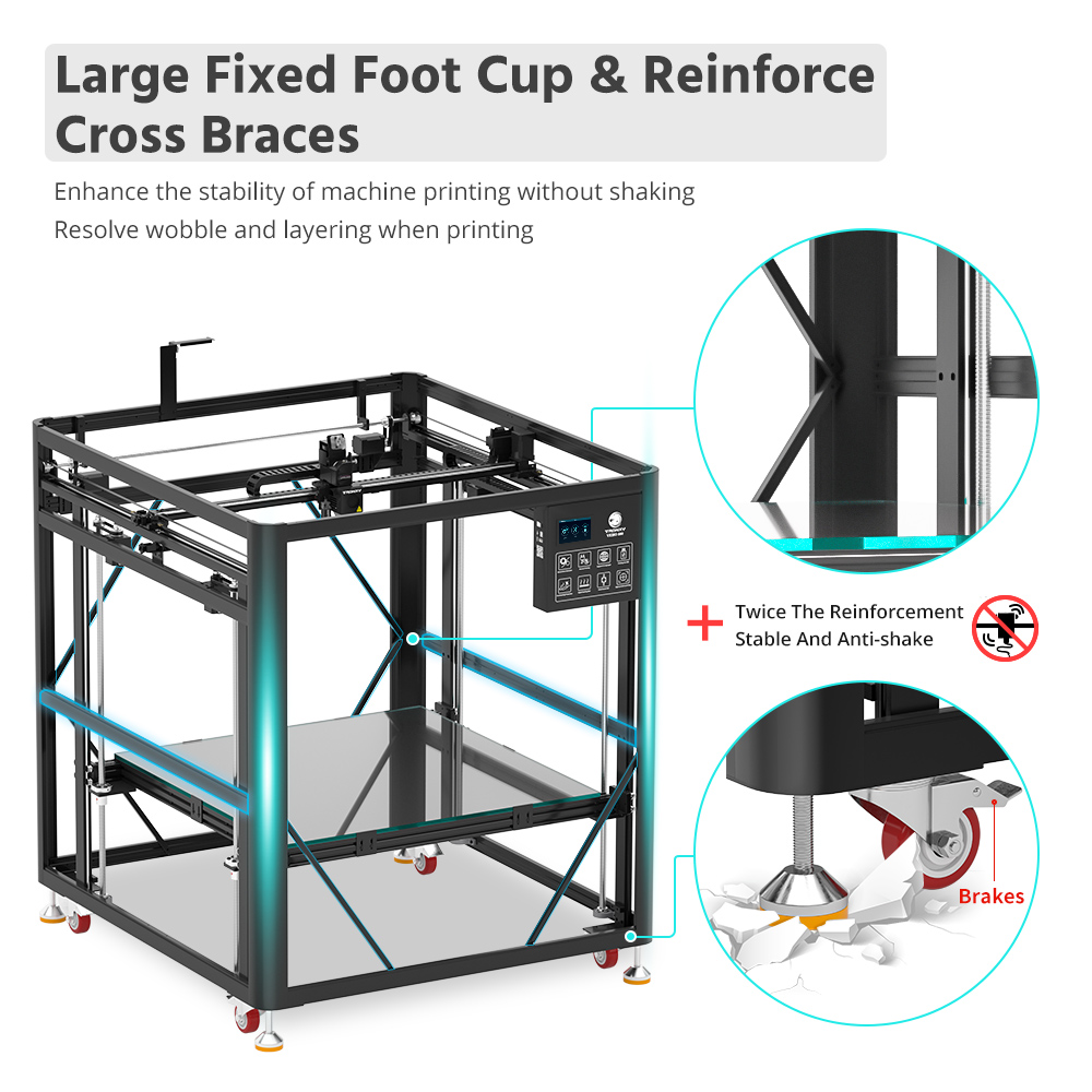 NEUESTE Tronxy VEHO Serie 600  – Corexy 3D Printer Kit Bewertung und Preis