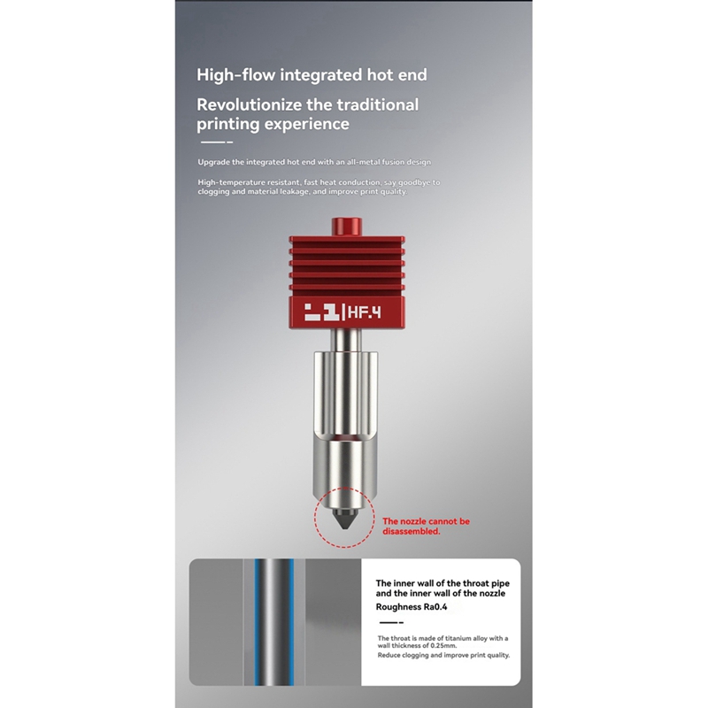 H2D Hotend Hochleistungs-Extru – Hotend 0.4Mm Bewertung und Preis