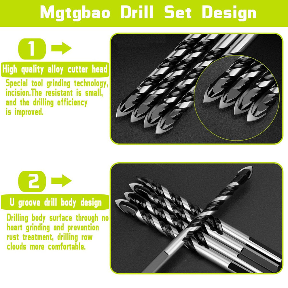 6-teiliges Multi-Bohrer-Set fü – Nozzle Tungsten Bewertung und Preis