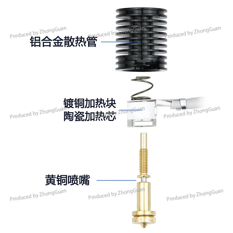 Hochtemperaturbeständige Keram – Printer Nozzle Bewertung und Preis