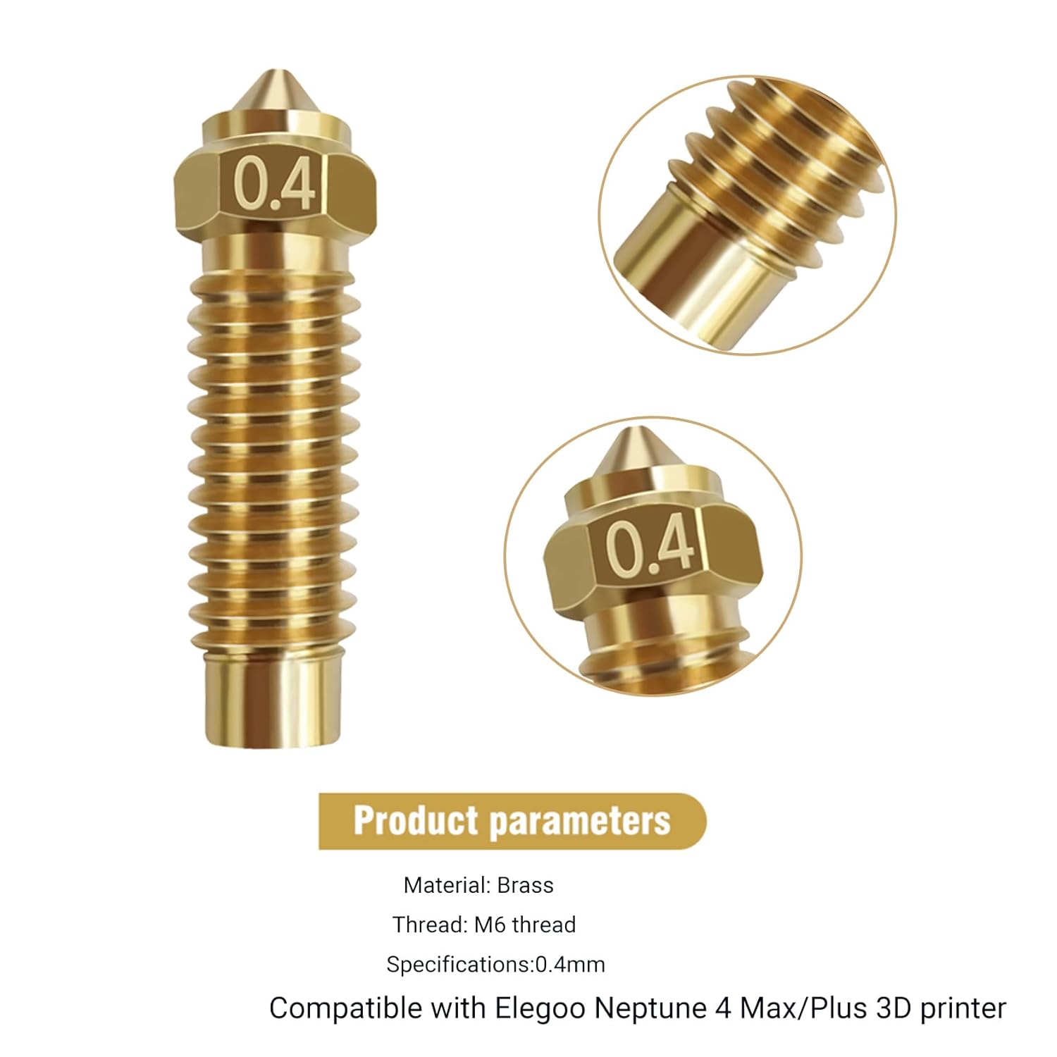5/10 STÜCK Elegoo Neptune 4 Pl – Hotend 0.4Mm Bewertung und Preis